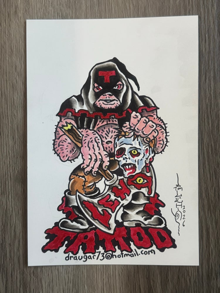 Image of Tim Lehi “Lehicutioner ” Original Art