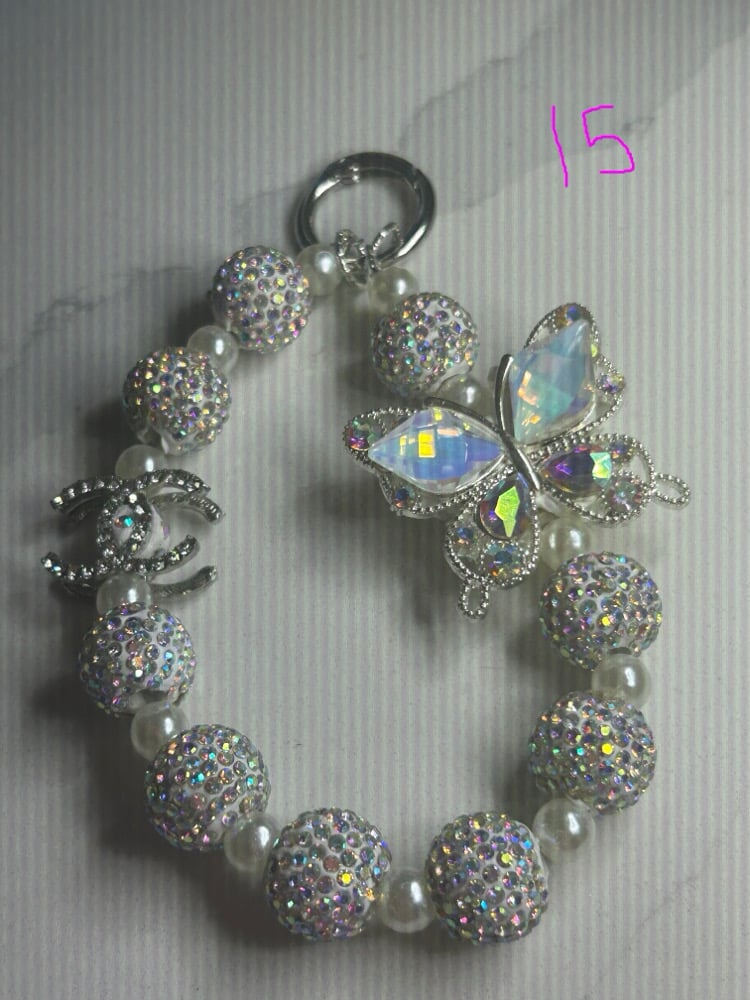 Image of bling phone charms 