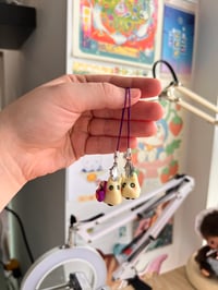 Image 2 of Glow In The Dark Ghost Cat Charm 