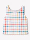 Colourful Grid Tank sizes 8-20 with free post 