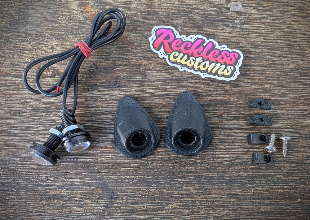 NAVi 110 Angled Flush LED Blinker Kit