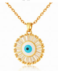 Golden Guardian Evil Eye Necklace