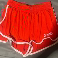 Image 2 of red illumn8 bootyshorts