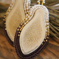 Image 3 of Violet Antler Dangles