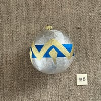 Image 10 of Round Metallic Retro Ornaments