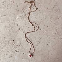 Image 5 of Collana • Cuore - Sei. Bianco