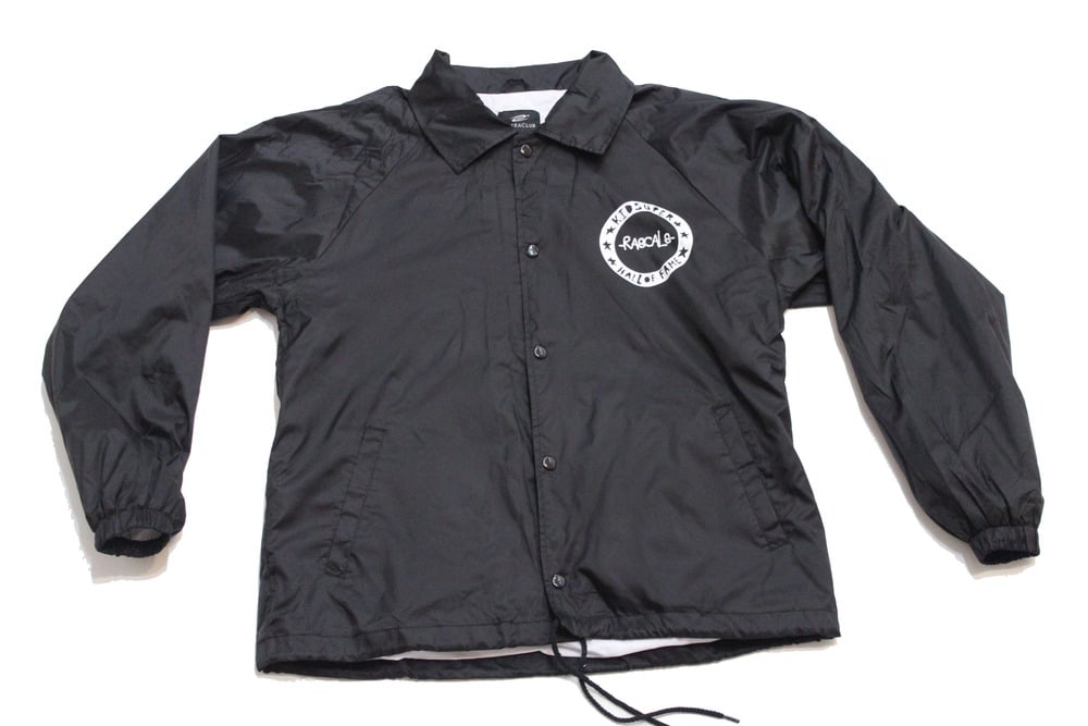 Image of KidSuper Hall-of-Fame Coach Jacket - Black
