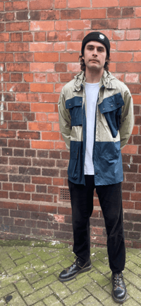 Image 16 of Slanted Pocket Hooded Safari Jacket