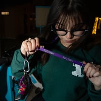 Image 7 of Too High Lanyard (Purple)