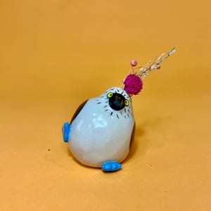 Image of Blue Footed Booby Bud Vase