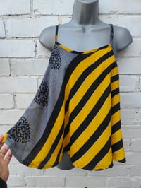 Image 2 of Kimono and cami set -recycled sari black