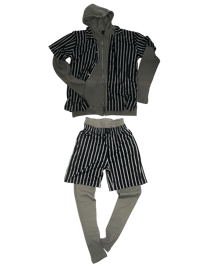 THERMAL PJ SET  (BLACK)