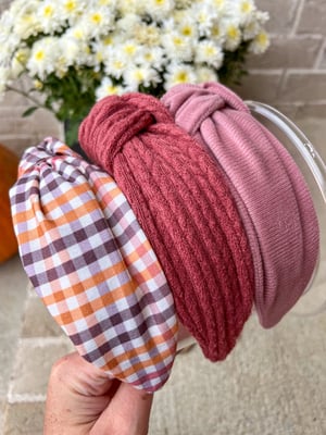 Fall Knot Headbands- 7 Styles