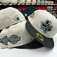 Image 3 of New Era 59Fifty Stone Black Field Green 