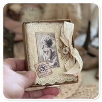 Image 3 of snippet book snippet roll in a vintage style button box
