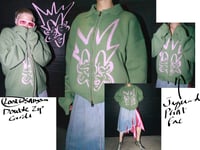 Image 3 of SAIbysai Double -Zip Green Sweater 