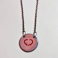Image 2 of LOVE medal necklace