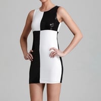 Image 1 of Bailey 44 sequin black and white dress