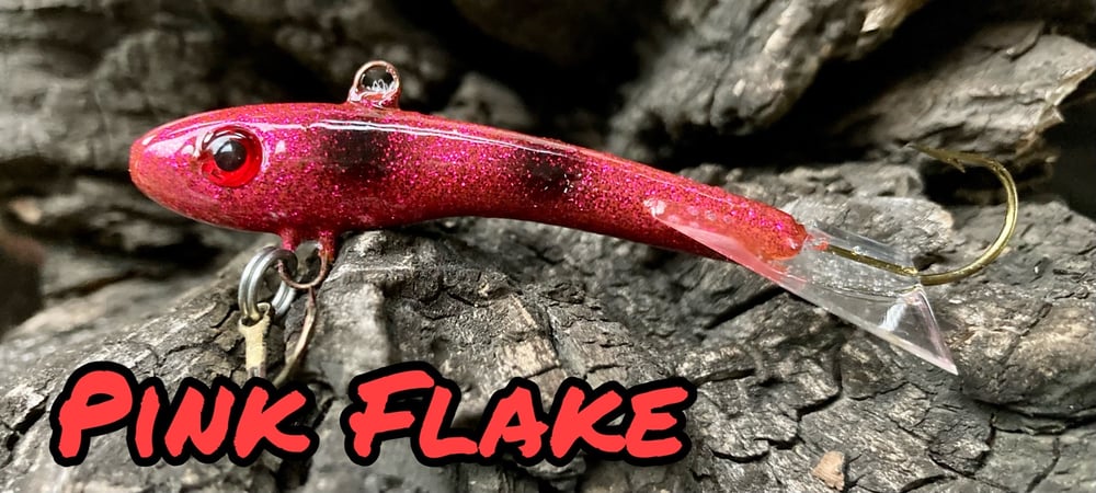 Pink Flake Ripper Minnow - WP172