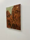 Charles Hascoët, Juda's kiss, 2022, oil on canvas, 39x30,5cm 