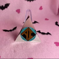 Image 1 of 2.25 Inch AndrAIa Icon 2nd Ed. - Silver Plated Finish Pin