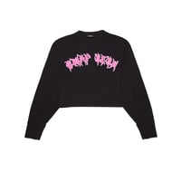 Gwap Sesh Blk Cropped Crew neck (P&W)
