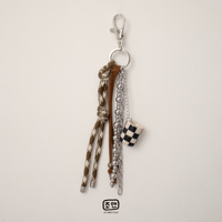 Image 4 of B&W CHECKERED CHARM 2 - Preorder