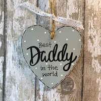 Image 5 of Fathers Day Heart 10cm