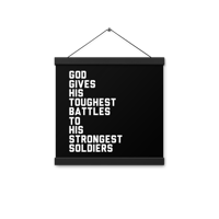 Image 1 of Gods Soldier Poster With Hangers