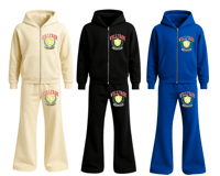 Image 1 of Villi'age Collegiate Zip Sweat Suit 