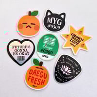 Image 3 of PRE-ORDER: MYG Mini Fruit Sticker Pack