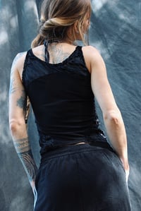 Image 3 of KORA Harness Top, black zebra 