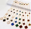 VC 18 GOLD PLATED (GREEN) NECKLACE