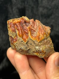 Image 2 of Red Botryoidal Chalcedony Specimen Peru #2432