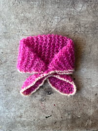 Hot Pink keyhole Scarf