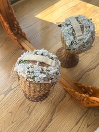 Image 5 of 1950s Flower Birdcage Veil