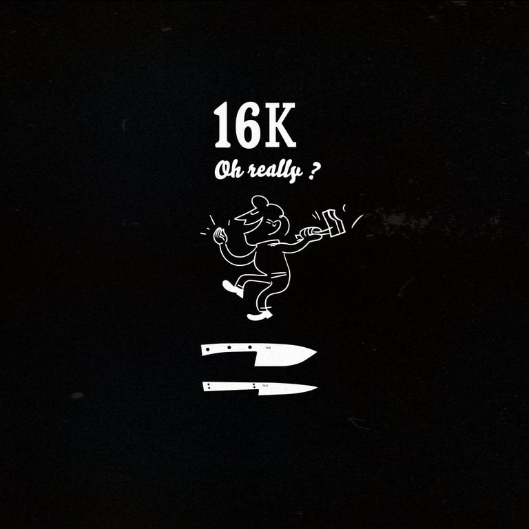 16 KNIVES Le T « Oh really » Image 4