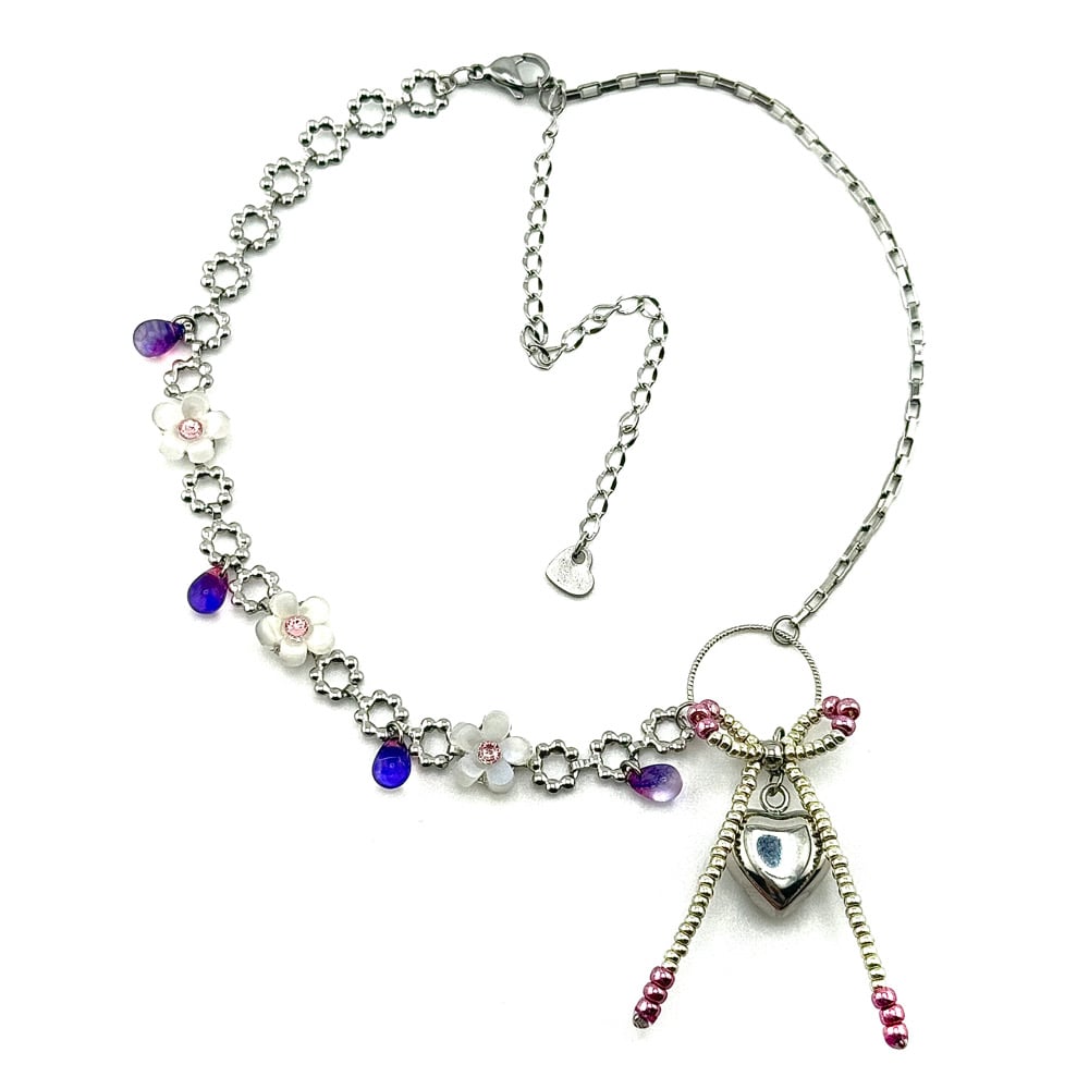 Image of Love Ribbon Necklace