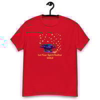 Image 2 of Unisex classic tee, Let Your Spirit Gather Gold Raven Tee