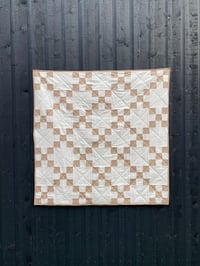 Image 1 of Neutral Irish Chain Quilt
