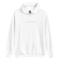 Image 6 of THE SIMPLE HOODIE - WHITE LETTERING