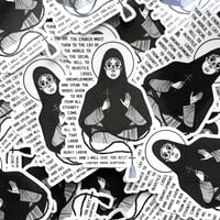 Image 1 of Mother Maria of Paris Sticker Quote