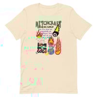 Image 1 of LOVE DC GOGO "LET IT BURN" Natural Unisex Tee