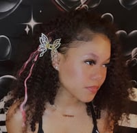 Image 3 of Gold Butterfly Claw Clip