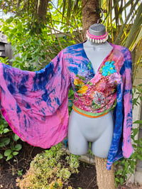 Image 13 of Wanderlust Stevie top rainbow flowers upto 14uk