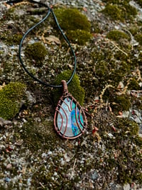 Image 1 of Abalone & Mother of Pearl Pendant 