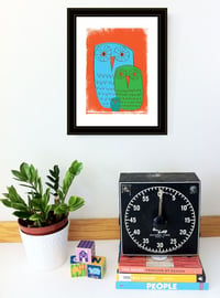 Image 2 of We 3 Owls Good Morning Nursery Art Print 