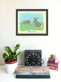 Image 5 of R is for Rabbit Alphabet Nursery Print