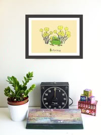 Image 5 of F is for Frog Alphabet Nursery Print