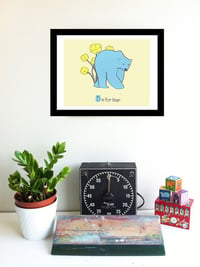 Image 5 of B is for Bear Alphabet Nursery Print